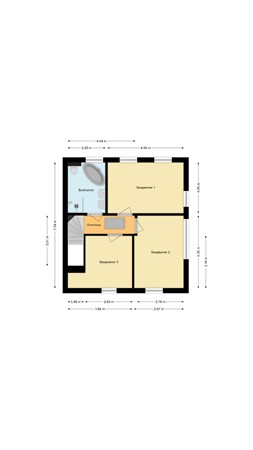 Floorplan - Hellebaard 1, 5406 DL Uden